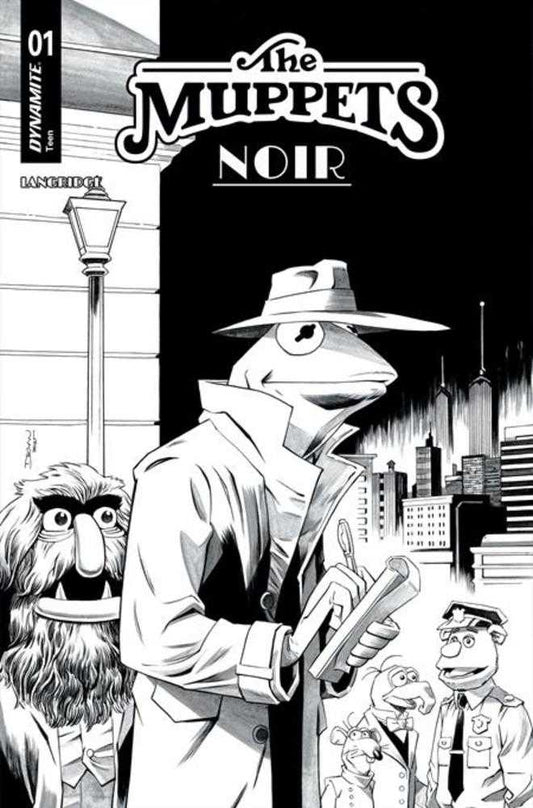 Muppets Noir #1 Cover F 1 in 10 Shalvey Line Art (PRESALE 2/18/26)