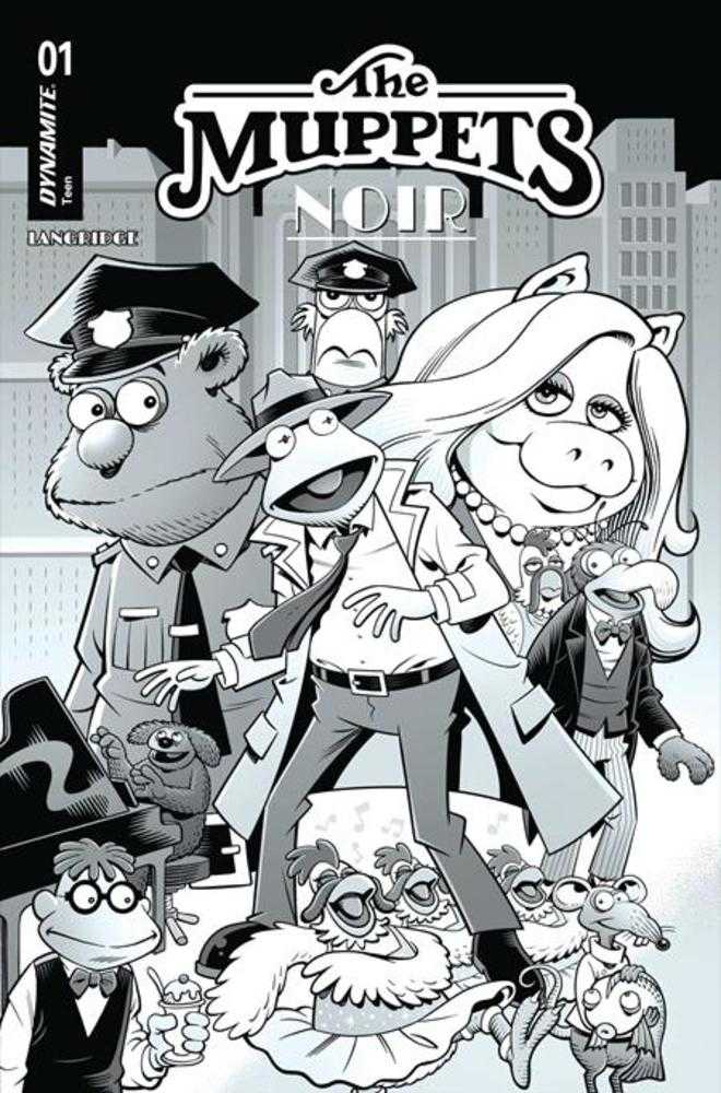 Muppets Noir #1 Cover G Inc 1:15 Langridge Line Art (PRESALE 2/18/26)