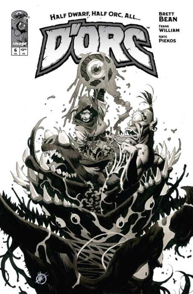 Dorc #6 1:50 Cvr D Matteo Scalera B&W Variant (PRESALE 7/15/26)