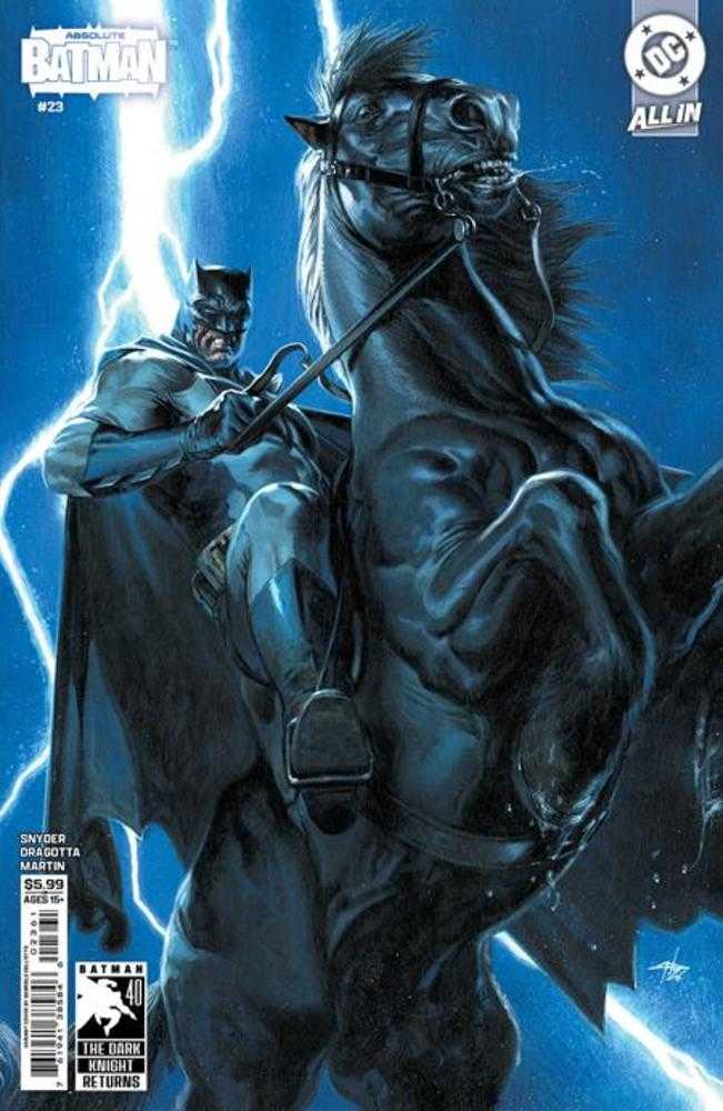 Absolute Batman #23 Cover E - GABRIELE DELL OTTO DARK KNIGHT RETURNS 40TH ANNIVERSARY CARD STOCK VAR