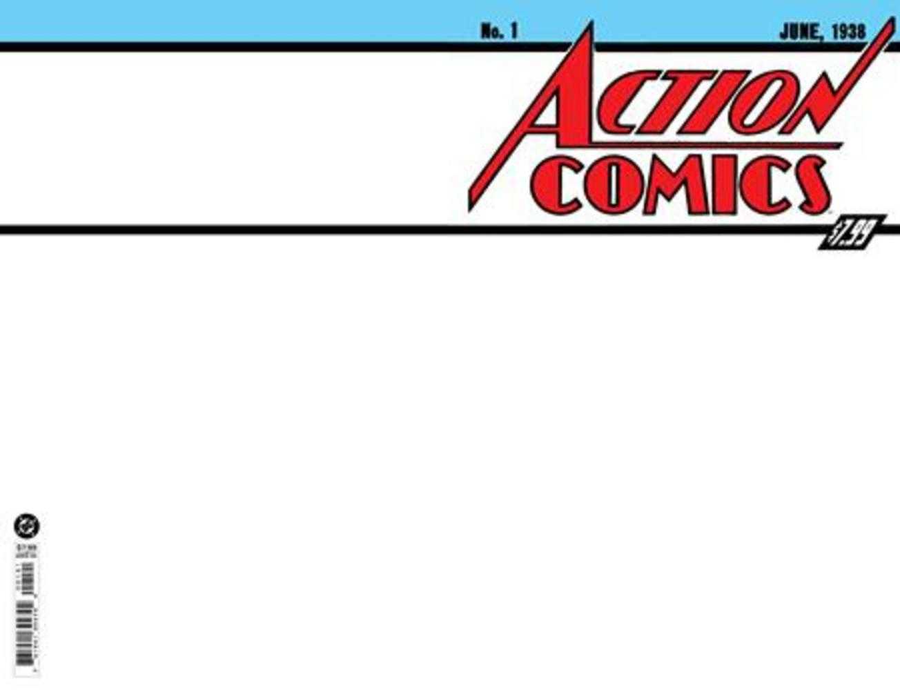 Action Comics #1 Facsimile Edition Facsimile Edition Cover B Blank Card Stock Var (2026)