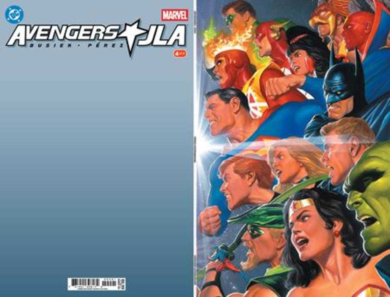 Avengers JLA #4 Facsimile Edition Facsimile Edition Cover B Alex Ross Dc Marvel Connecting Var