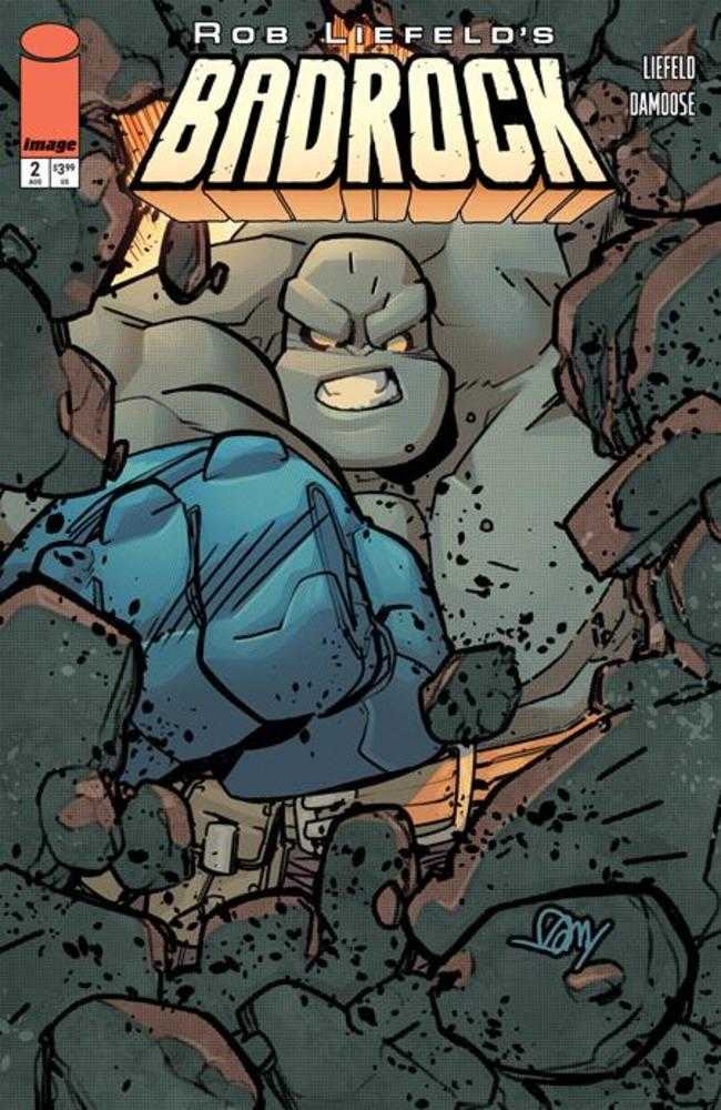 Badrock #2 Cover A - SETH DAMOOSE