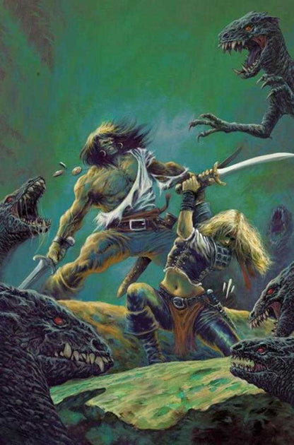 Conan The Barbarian #34 Cover E - JUAN ALBERTO HERNANDEZ VIRGIN CARDSTOCK VAR (MR)