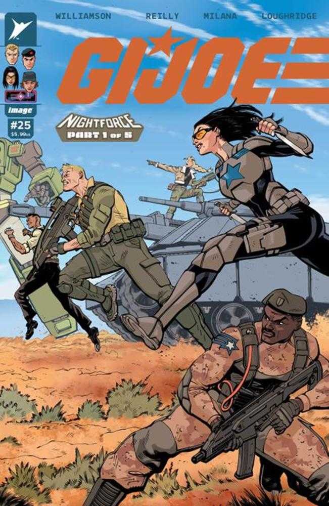 Gi Joe #25 Cover I - TOM REILLY WRAPAROUND FOIL VAR