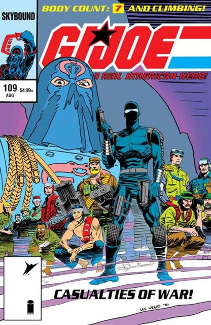Gi Joe a Real American Hero #109 Hama Files Edition Hama Files Edition Cover C Lee Weeks Foil Var