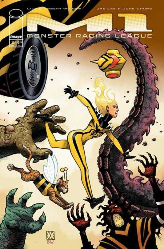 M1 Monster Racing League #3 Cover B - MATT WAGNER VAR