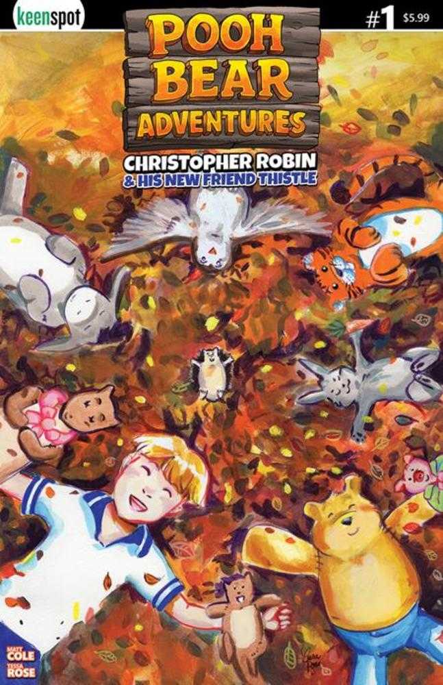 Pooh Bear Adventures Christopher Robin & His New Friend Thistle #1 (One Shot) (One Shot) Cover A Tessa Rose The Gangs All Here