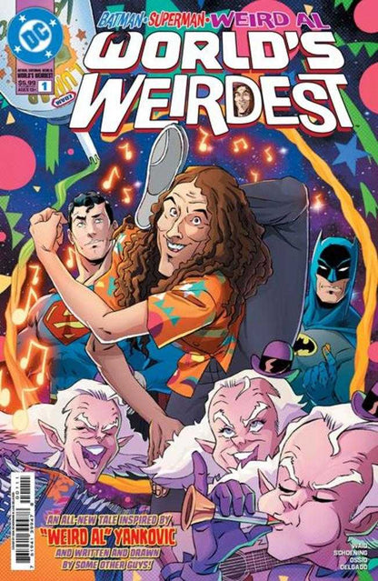 Batman Superman Weird Al Worlds Weirdest #1 (One Shot) (One Shot) Cover A Dan Schoening