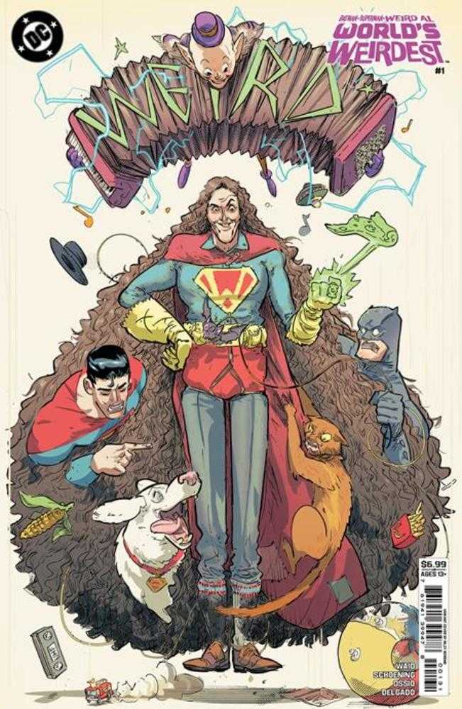 Batman Superman Weird Al Worlds Weirdest #1 (One Shot) (One Shot) Cover C Riley Rossmo Card Stock Var