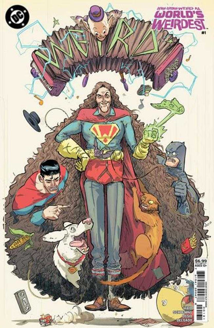 Batman Superman Weird Al Worlds Weirdest #1 (One Shot) (One Shot) Cover C Riley Rossmo Card Stock Var