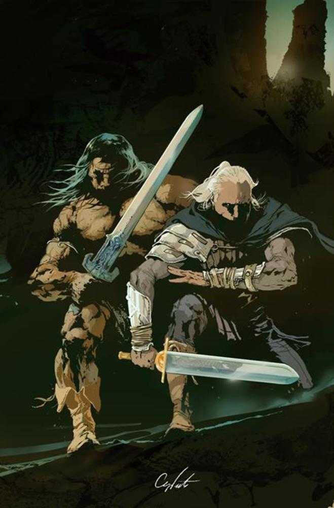 Conan the Barbarian And Dragonero #5 (OF 7) (Of 7) Cover B Stevan Subic Virgin Cardstock Var (Mr)