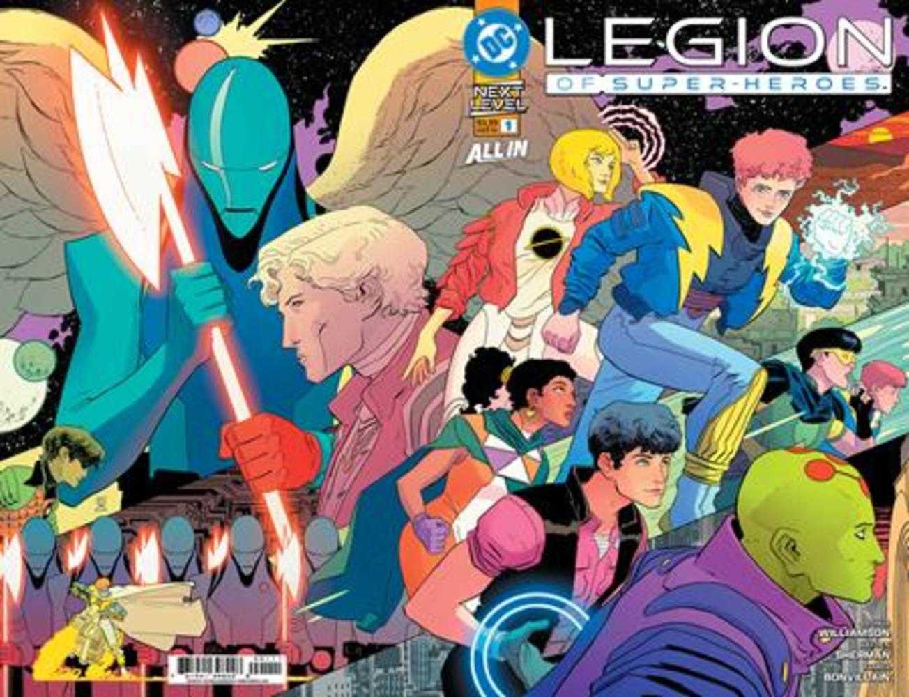 Legion OF Super-Heroes #1 Cover A - HAYDEN SHERMAN WRAPAROUND