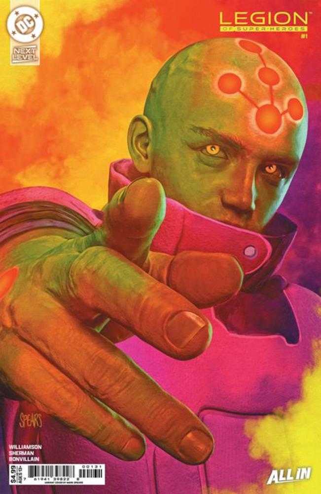 Legion OF Super-Heroes #1 Cover C - MARK SPEARS CARD STOCK VAR
