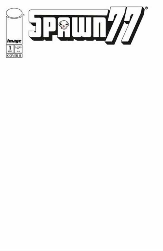 Spawn 77 #1 (OF 3) (Of 3) Cover E Blank Sketch Var