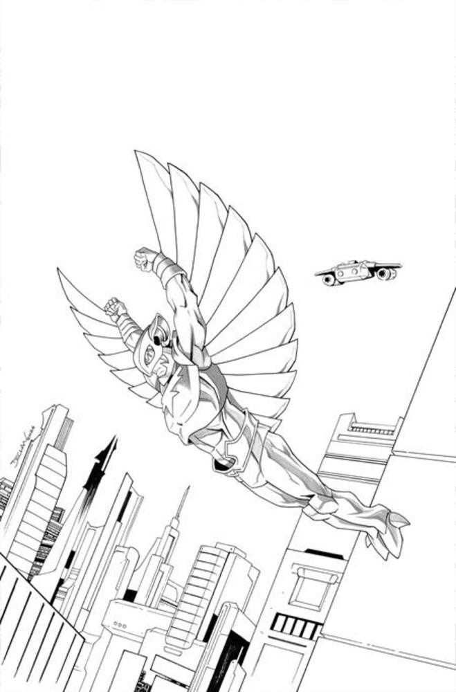 Thundercats X Silverhawks Thunderhawks #5 (PRESALE 8/26/26) 1:7 Cvr L Declan Shalvey Line Art Virgin Var