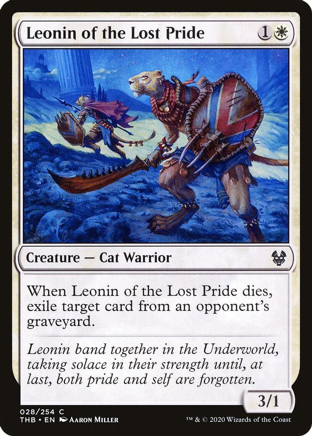Leonin of the Lost Pride | 28 | Theros Beyond Death