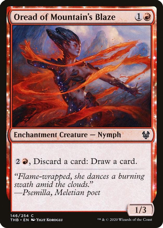 Oread of Mountain's Blaze | 146 | Theros Beyond Death