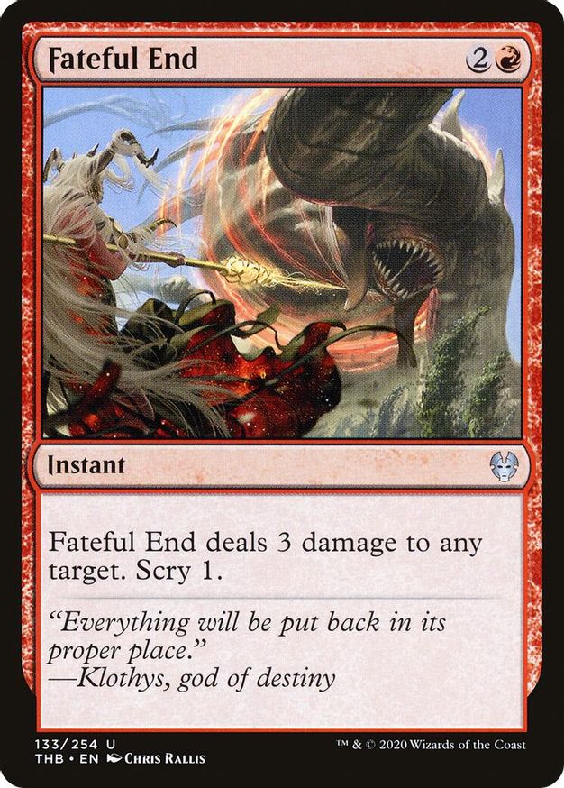 Fateful End | 133 | Theros Beyond Death