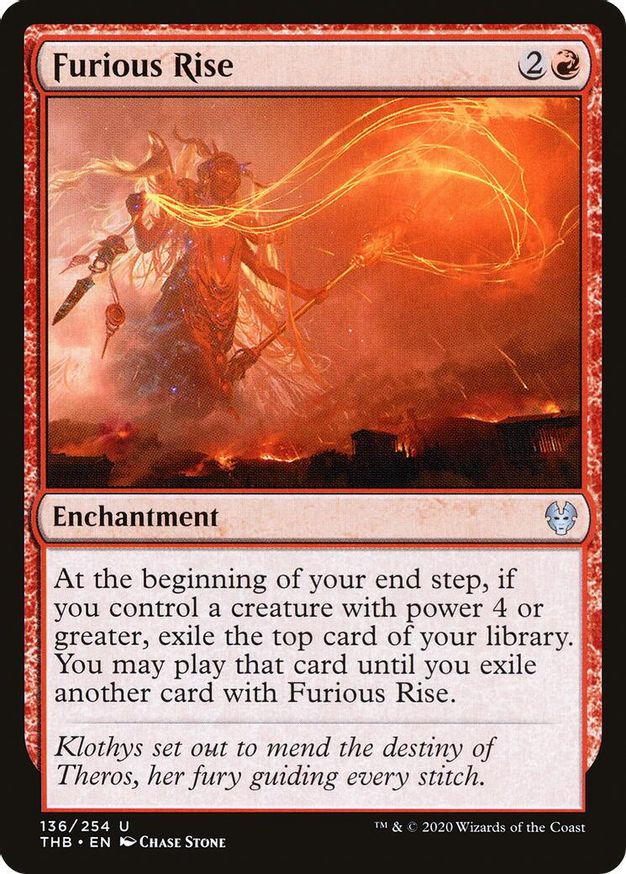 Furious Rise | 136 | Theros Beyond Death