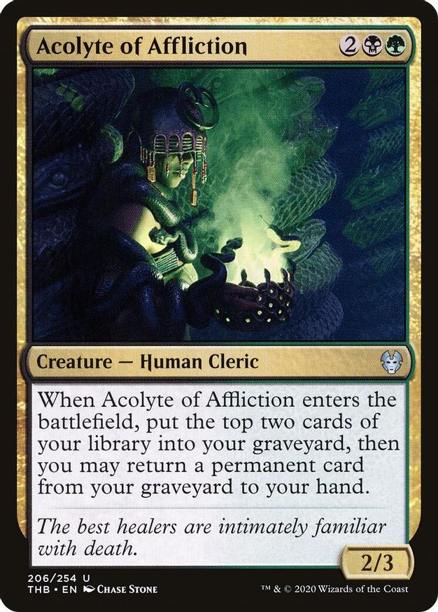 Acolyte of Affliction | 206 | Theros Beyond Death