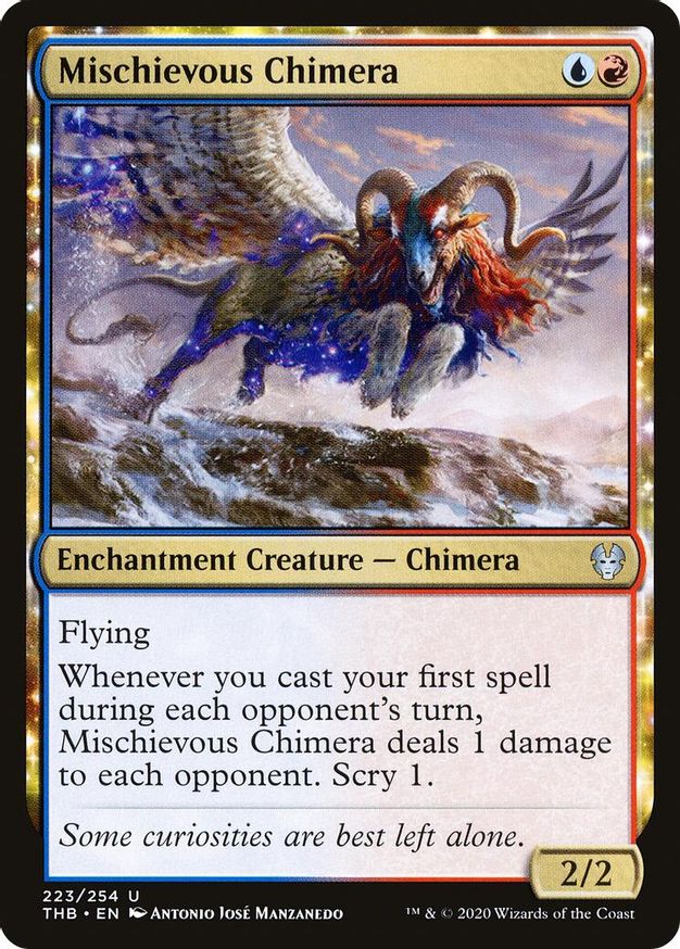 Mischievous Chimera | 223 | Theros Beyond Death