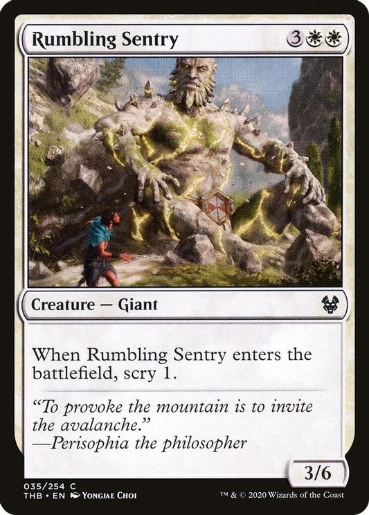 Rumbling Sentry | 35 | Theros Beyond Death