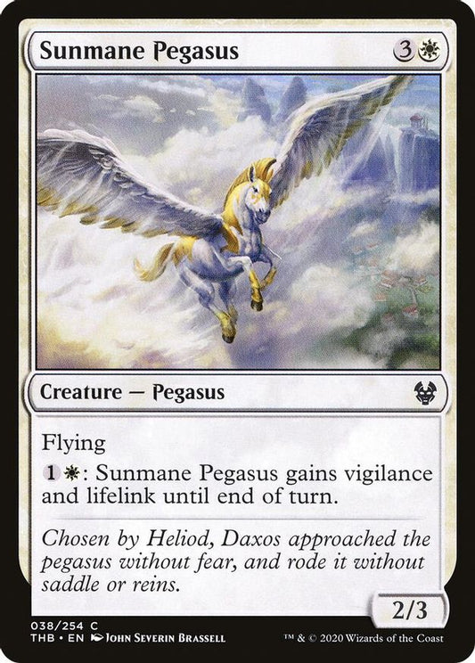 Sunmane Pegasus | 38 | Theros Beyond Death