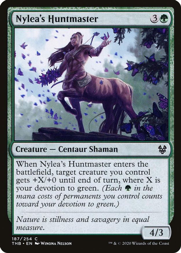 Nylea's Huntmaster | 187 | Theros Beyond Death