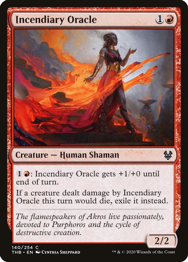 Incendiary Oracle | 140 | Theros Beyond Death