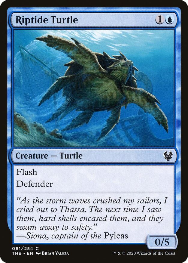 Riptide Turtle | 61 | Theros Beyond Death