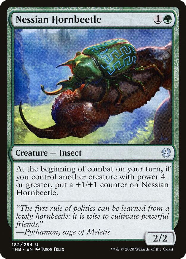 Nessian Hornbeetle | 182 | Theros Beyond Death