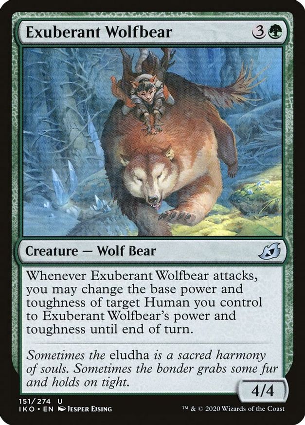 Exuberant Wolfbear | 151 | Ikoria: Lair of Behemoths