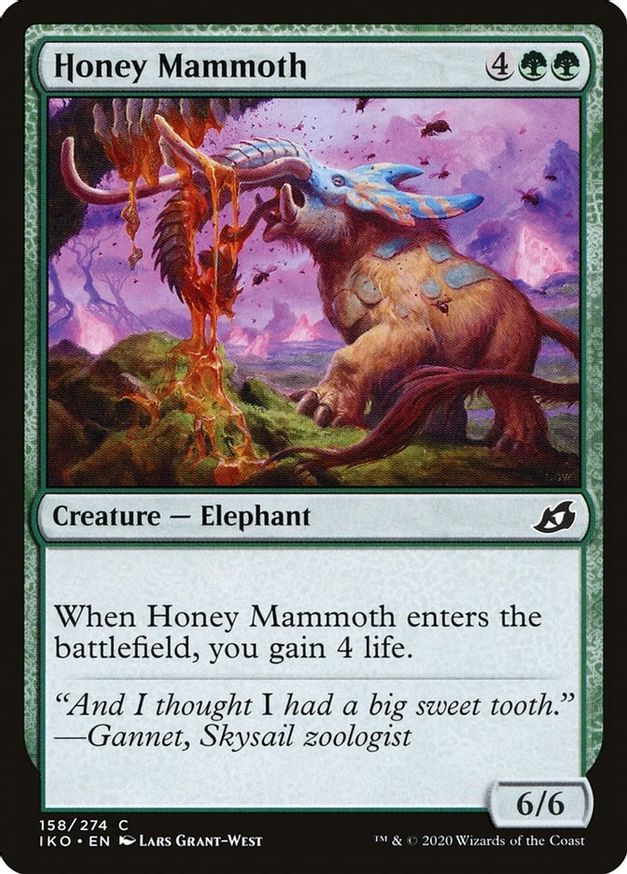 Honey Mammoth | 158 | Ikoria: Lair of Behemoths