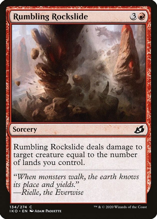 Rumbling Rockslide | 134 | Ikoria: Lair of Behemoths
