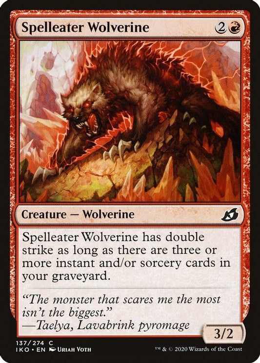 Spelleater Wolverine | 137 | Ikoria: Lair of Behemoths