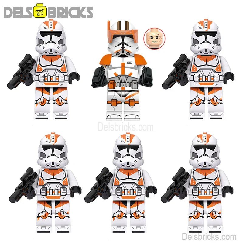 212th Clone Troopers & Commander Cody Star Wars Lego Minifigures Custom Toys