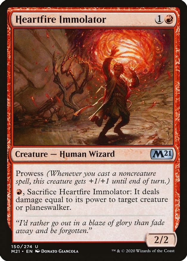 Heartfire Immolator | 150 | Core Set 2021