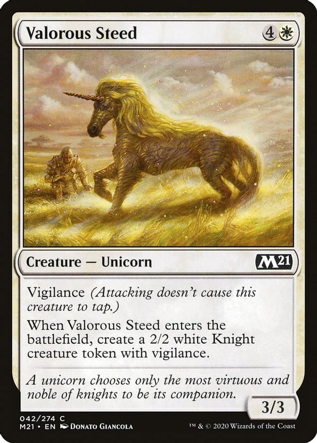 Valorous Steed | 42 | Core Set 2021