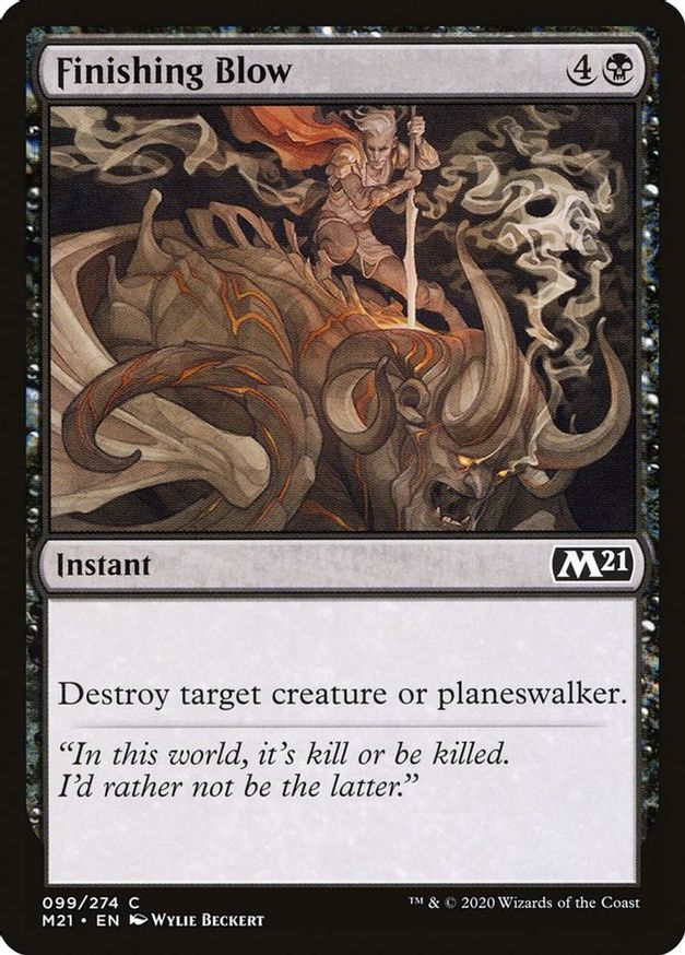 Finishing Blow | 99 | Core Set 2021