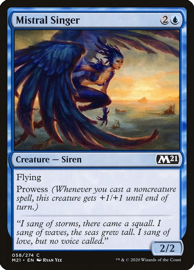 Mistral Singer | 58 | Core Set 2021