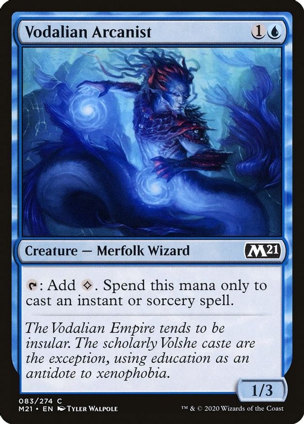 Vodalian Arcanist | 83 | Core Set 2021