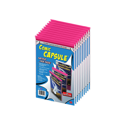Pink SILVER Age Size ComicCapsule