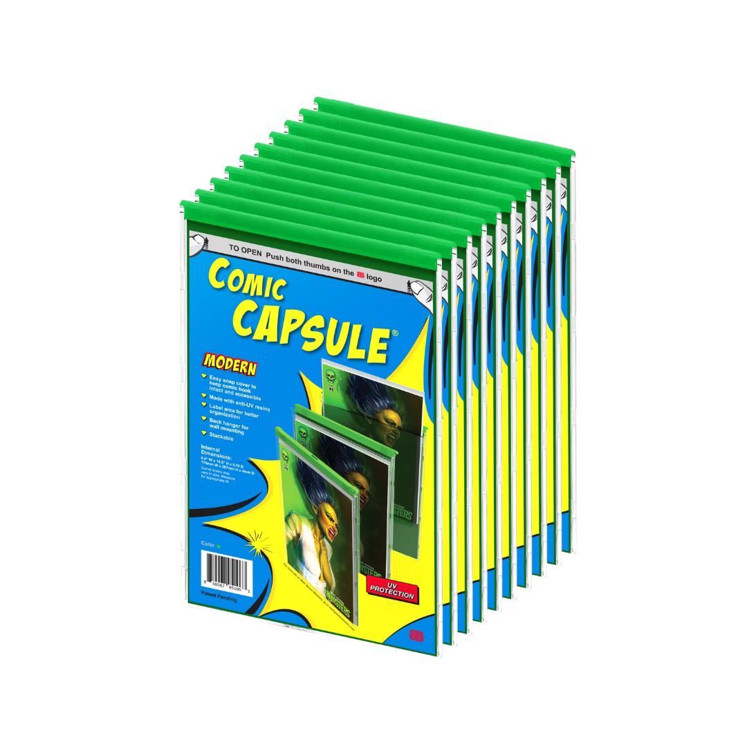 Green Modern Size ComicCapsule