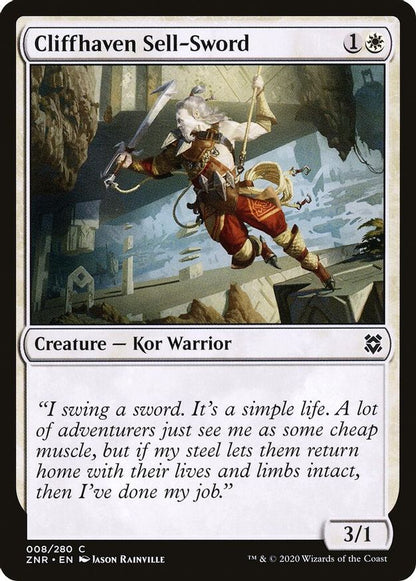 Cliffhaven Sell-Sword | 8 | Zendikar Rising