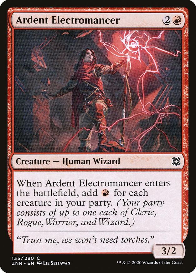 Ardent Electromancer | 135 | Zendikar Rising