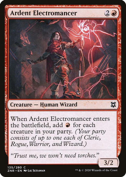 Ardent Electromancer | 135 | Zendikar Rising