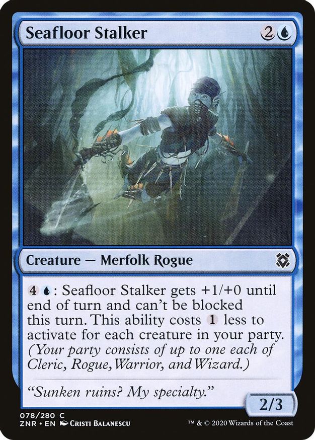 Seafloor Stalker | 78 | Zendikar Rising