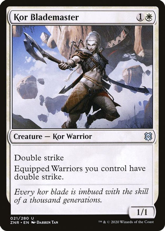 Kor Blademaster | 21 | Zendikar Rising
