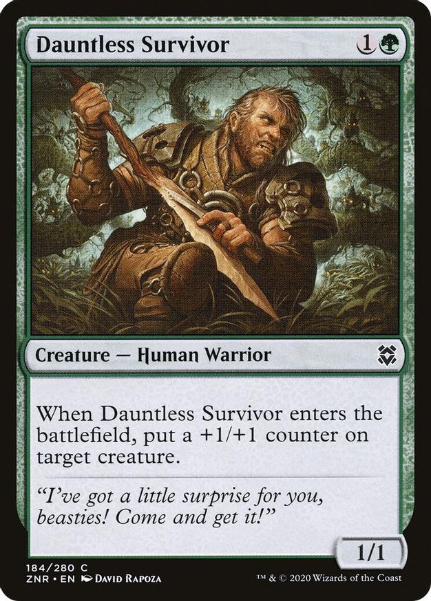 Dauntless Survivor | 184 | Zendikar Rising